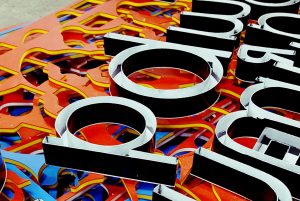 open face channel letters, site branding, signage trends